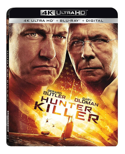 4k Ultra Hd + Blu-ray Hunter Killer / Mision Submarino