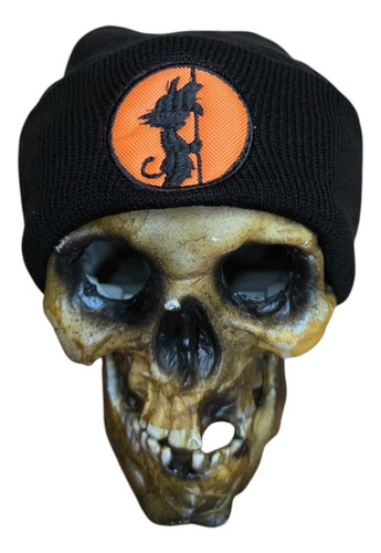 Gorro De Lana Dragon Ball Negro Unico Personajes