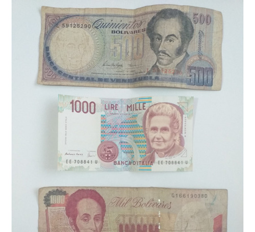 Colección De Billetes Y Monedas Antiguas - De Varios Países (Usado)
