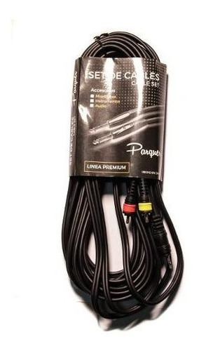 Imagen 1 de 8 de Cable Parquer Rca Macho A Mini Plug Stereo 3 Metros