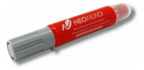 Marcador Para Quadro Branco Recarregável Vermelho Neomundi