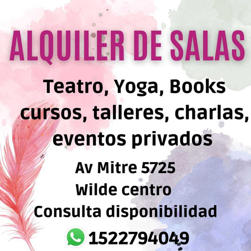 Imagen 1 de 1 de Alquiler De Salas