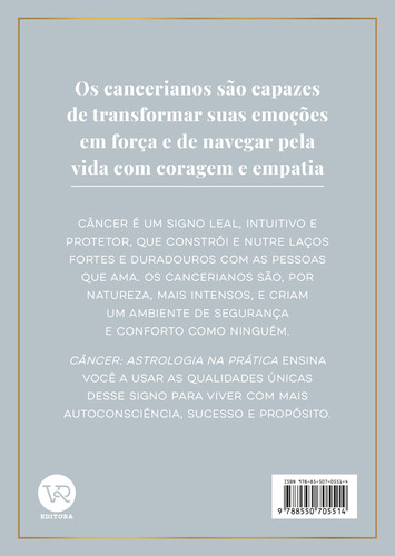 Cancer: Astrologia Na Pratica, De Astrid Carvel. Editorial Vergara & Riba, Capa Mole, Edição 1 Em Português, 2024
