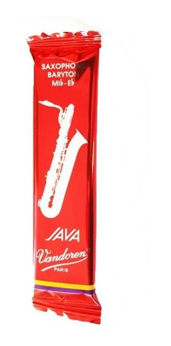Cañas Para Saxofón Barítono Java Rojo N3.  Vandoren Sr3435r