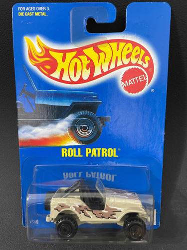 Hot Wheels Vintage Roll Patrol Blue Card, Del Año 1991