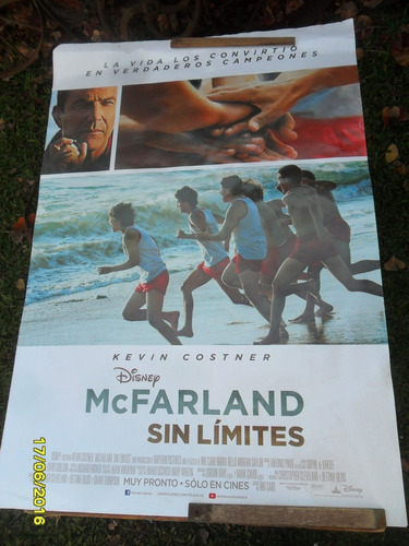 Afiche Cine Película Mc Farland Sin Limites De Disney Kevin