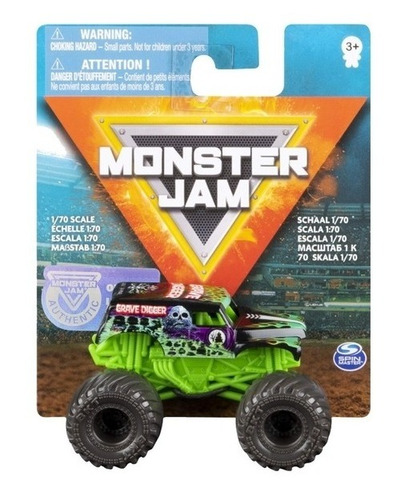 Monster Jam Grave Digger Serie 7- Escala 1/70