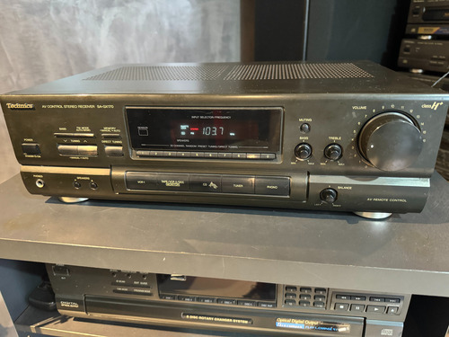 Sinto Amplificador Technics Sa-gx 170 Japan 220v Muy Bueno Negro (Usado)