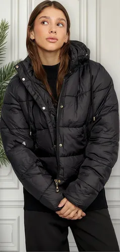 Campera Mujer Inflable Abrigo Capucha Temporada Invierno