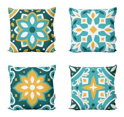 Almofadas Decorativas Azulejo Português Para Sofá 40x40