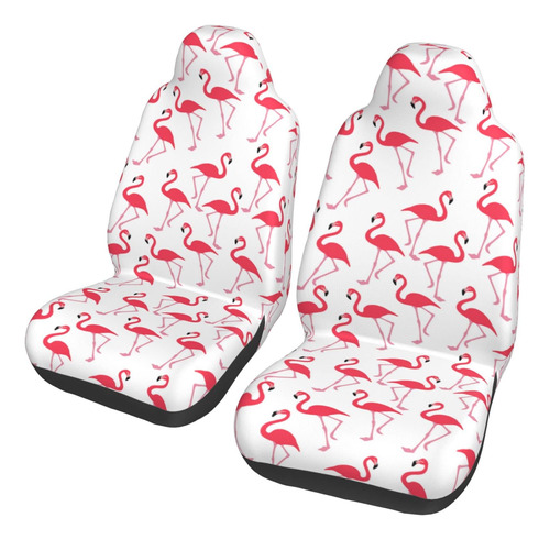 Completo Funda Asiento Coche Estampado Flamenco Rosado