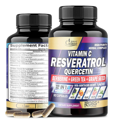 Suplemento De Resveratrol De 12065 - Unidad a $1799