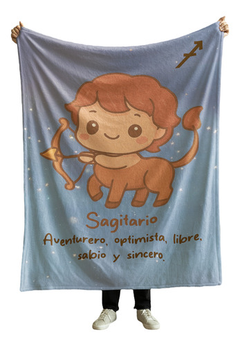Cobija Frazada Manta Suave Yo Soy La Loca De Los Perros Signo Zodiacal Sagitario Frazada Ligera 110x160cm