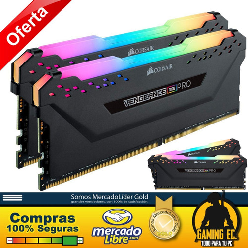 Corsair Vengeance Rgb Pro 16gb (8gbx2) Ddr4 3000mhz Ram