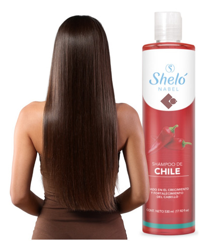 Shampoo Con Extracto De Chile Y Aloe Vera 530ml Shelo Nabel