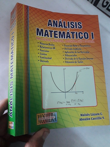 Libro Analisis Matematico Tomo 1 Lazaro