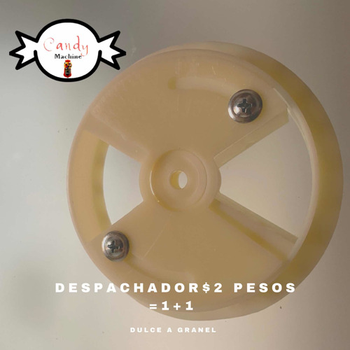 Despachador Para Máquina Expendedora De Dulce $2 = 1+1