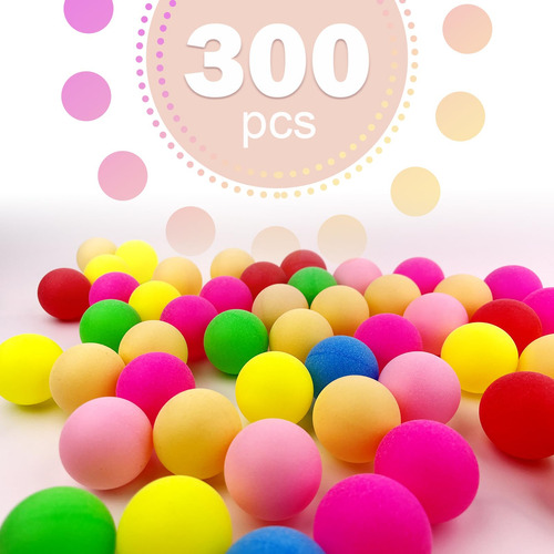Bolas De Ping Pong De Colores 300 Unidades Para Fiestas Y Ju