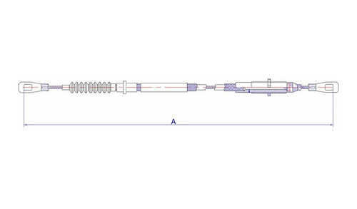 Guaya Embrague Mitsubishi L300 84 - 86