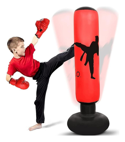 Saco De Boxeo Inflable Para Niños