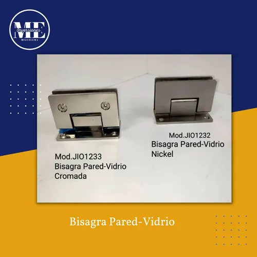 Bisagra Pared-vidrio