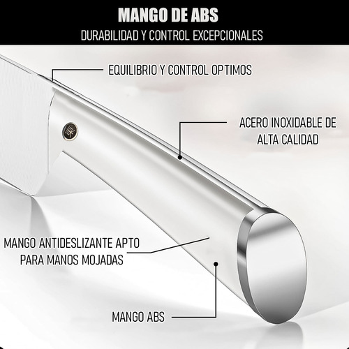 Cuchillo Carnicero Cuchillo De Cocina Cuchillo Chef Santoku Arcashopping Cuchillo De 7 Santoku Cuchillo Santoku Blanco Tokai Cuchillo Profesional Cuchillo Antiadherente
