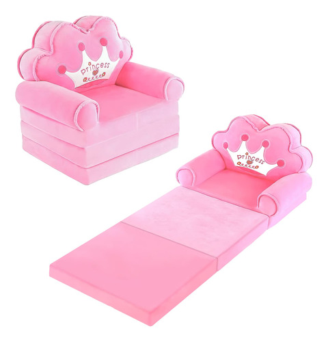 Sof Plegable Para Nios, Silla De Princesa Plegable Para Nios