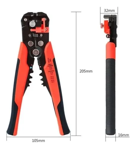 Alicate Pelacable Automático, Ajustable De Precisión.