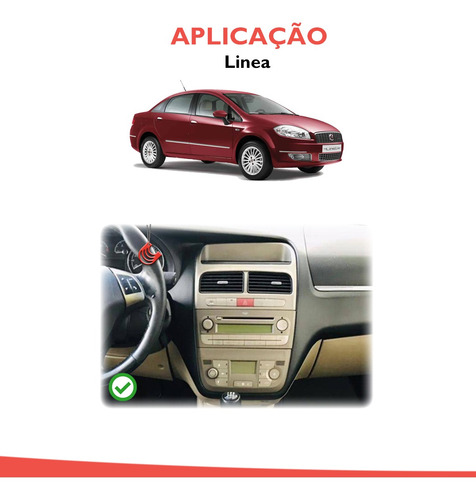 Imagem 6 de 7 de Moldura 1 Din Punto 2007 2008 2009 2010 2011 2012 Prata