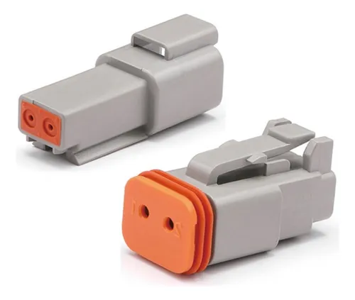comprar Conector Deutsch Dua Vias Macho E Fêmea Dt04-2p E Dt06-2s