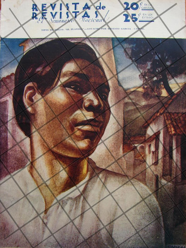 Portada Antigua De Garcia Cabral. 1937 Indigena De Taxco