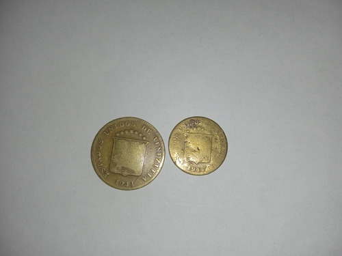 Moneda 12/12 De 1944 Y Moneda Y 5 Céntimos De 1944 