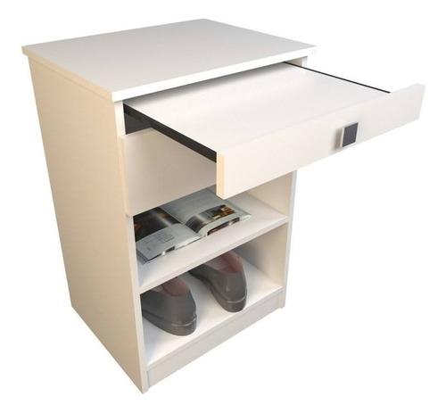 Mesa De Luz Con Desayunador Moderna Minimalista