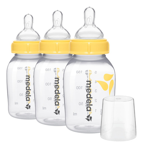 Set De Biberones Con Tetinas Flujo Lento 0-4 Meses 3 Botella