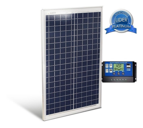 Kit  Painel Placa  Energia Solar Fotovoltaica 20 + 10 W  30w