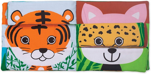 Melissa & Doug Mezcla Y Combina Libro De Tela Actividades.