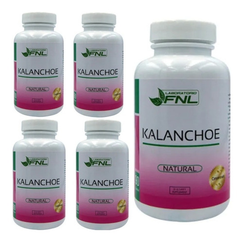 Kalanchoe 500 Mg 5x60 Caps. C/u Antioxidante Cálculos Renal. Sabor Natural Fnl