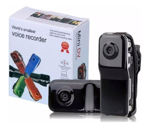 Filmadora Mini Dv Dvr Webcam Camera Video Espiã Capacete