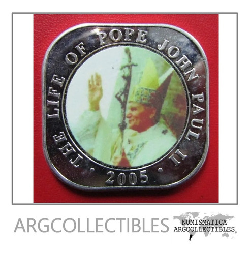 Somalia Moneda 500 Shillings 2005 Papa Juan Pablo Segundo