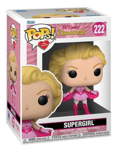 Funko Pop Dc Comics Bombshells Cancer Awareness Supergirl