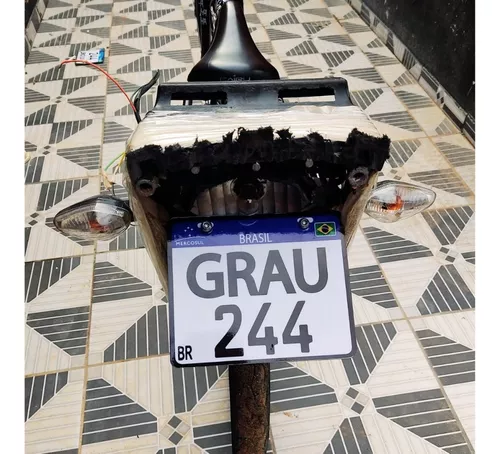 Placa Para Bike Do Grau De Alta Qulidade Em Aço