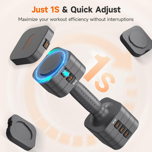 Set De Mancuernas Ajustables 2 En 1 0.9 1.8 2.7 3.6 4.5 Kg
