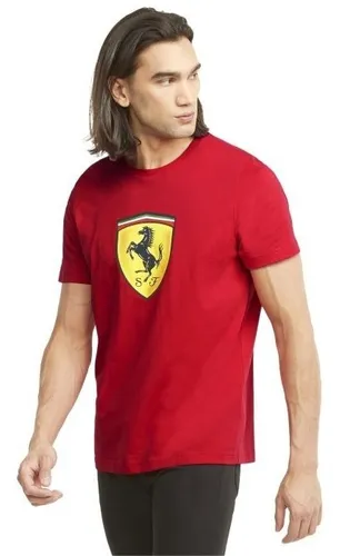 Remera Puma Ferrari Race 53169102 Roja Hombre Dygsport