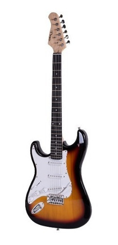 Guitarra Electrica Parquer Stratocaster Zurdo Sb Funda Cuota
