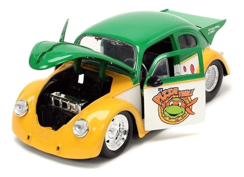 Miniatura - 1:24 - Volkswagen Drag Fusca Michelangelo 1959