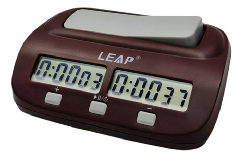 Relógio Digital De Mesa Compacto Para Xadrez Leap Pq9970s