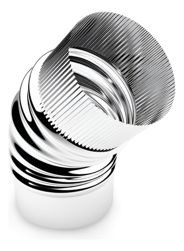 Curva A 45 Grados 4 Pulgadas Acero Inoxidable