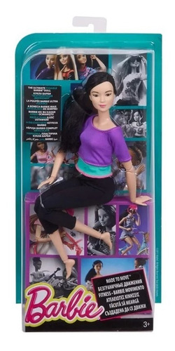 Imagem 8 de 8 de Barbie To Move Top Roxo Cab. Preto Oriental Ms