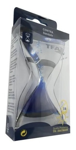 Reloj Decorativo De Liquido Azul  Contra  18.6008.06 Tfa 