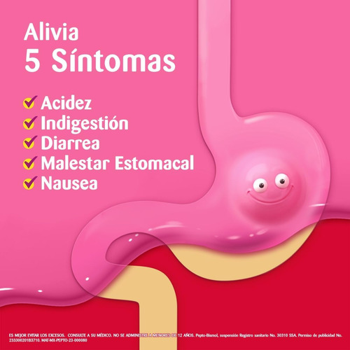 Alivio Malestar Estomacal Sabor Cereza 236ml Pepto-bismol